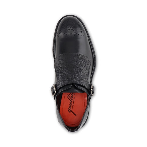 Black Leather Men's Buckle