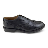 Brogue pelle testa di moro