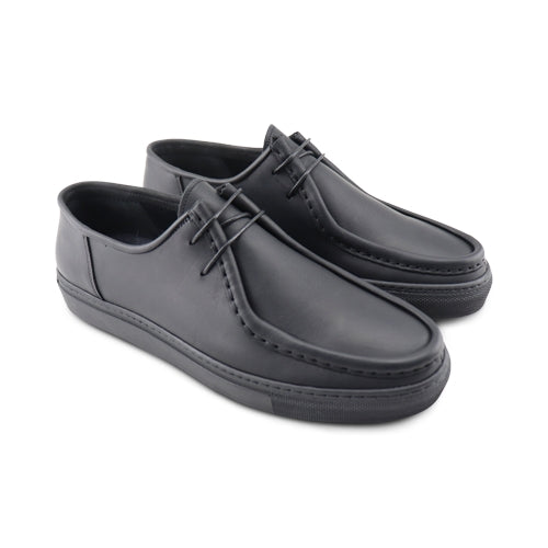 Scarpe Derby nere in pelle