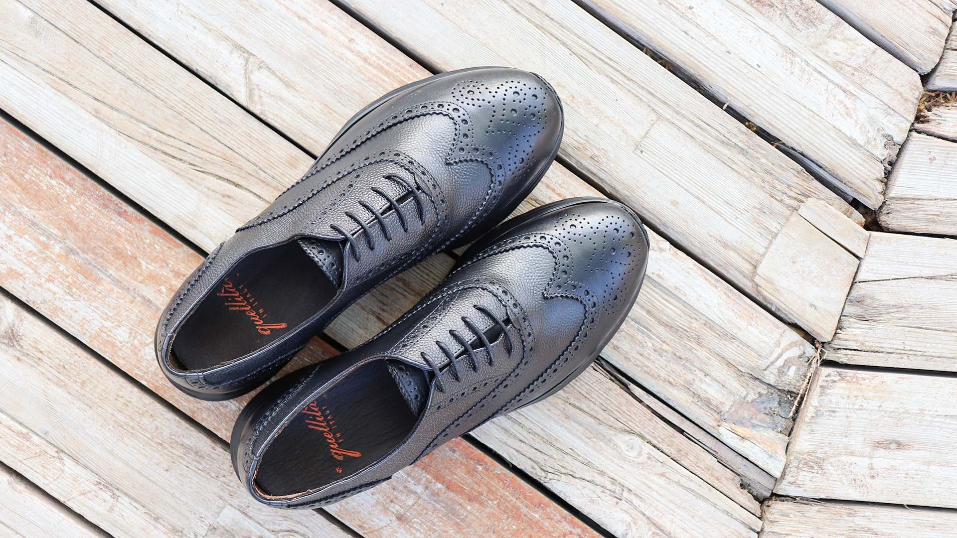 Scarpe Francesine casual in pelle 