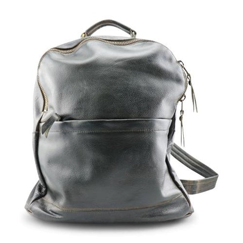 Zaino unisex in vera pelle