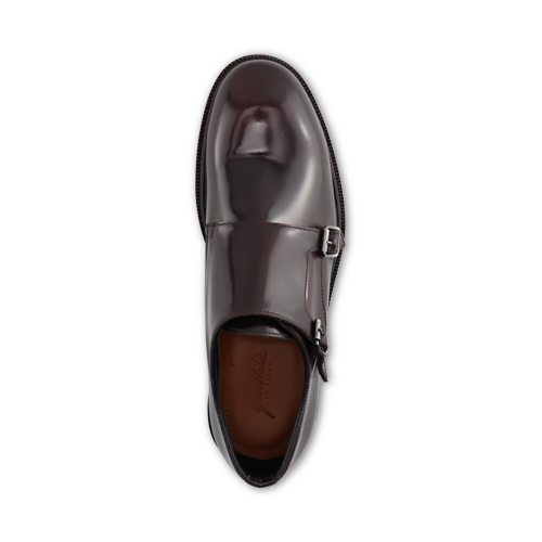 Scarpe da uomo con doppia fibbia
