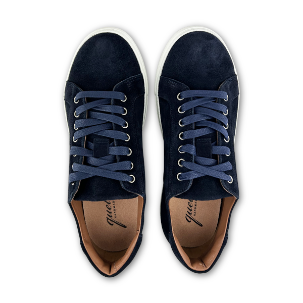 Sneakers Vibram in camoscio blu