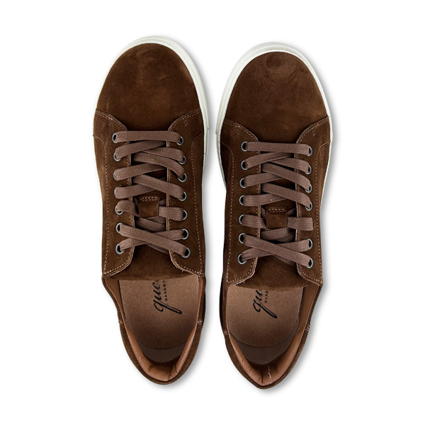 Sneakers Vibram in camoscio cuoio