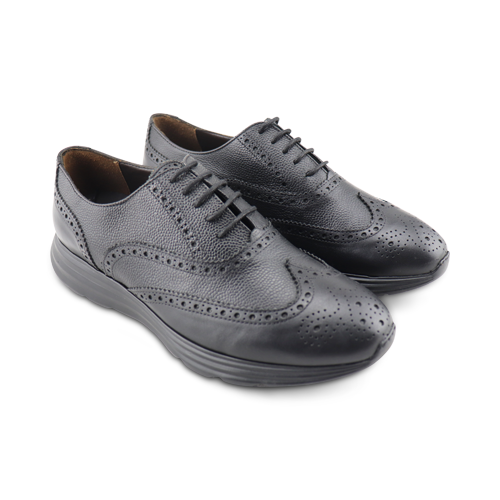 Scarpe Francesine nere in pelle