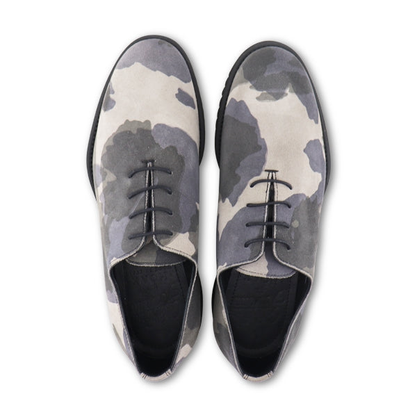 Military leather brogue